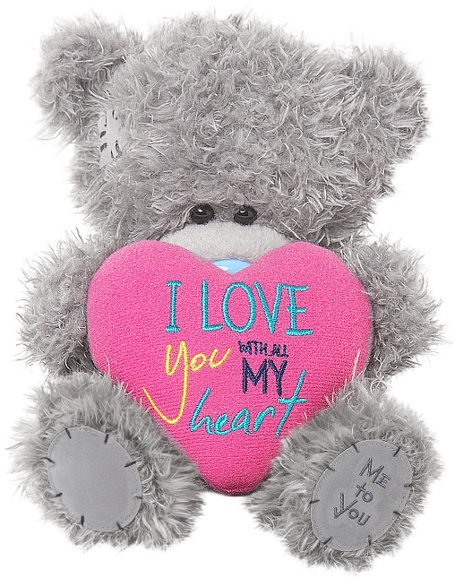 Nalle med hjärta I love you with all my heart, 15cm från Me to you (Miranda nalle) säljs på Nalleriet.se